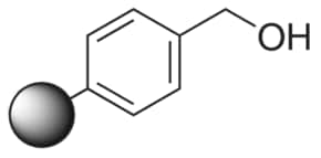 羟基甲基聚苯乙烯树脂 100-200&#160;mesh, extent of labeling: 1.0-2.0&#160;mmol/g loading, 1&#160;% cross-linked with divinylbenzene