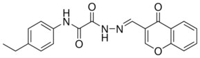 N-(4-ET-PHENYL)-2-OXO-2-(2-((4-OXO-4H-CHROMEN-3-YL)METHYLENE)HYDRAZINO)ACETAMIDE AldrichCPR