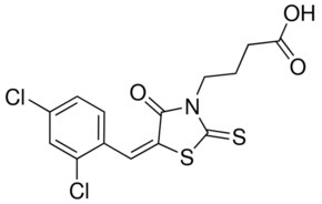 4-(5-(2,4-DICHLOROBENZYLIDENE)-4-OXO-2-THIOXO-1,3-THIAZOLIDIN-3-YL)BUTANOIC ACID AldrichCPR